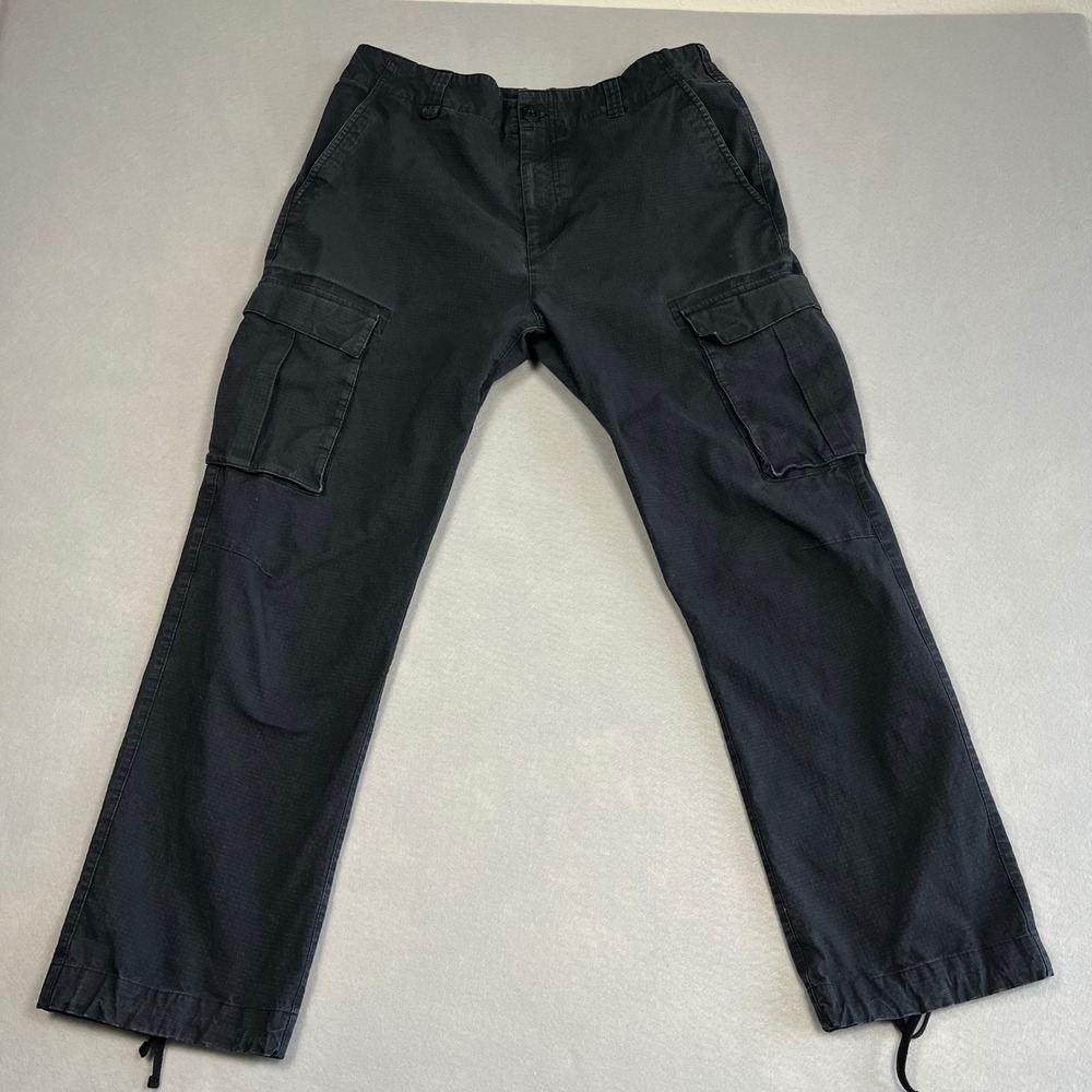 Nike SB Mens Ripstop Cargo Pants Black Size 32 Skater Skateboarding Utility